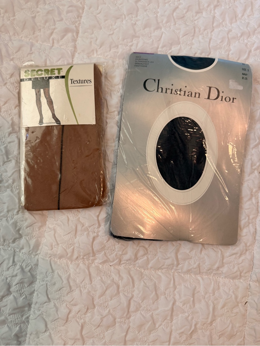 Vintage unopened Christian Dior and secret Hosiery